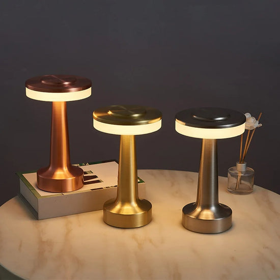 LumiGlow Touch – Stilvolle dimmbare Tischleuchte für jedes Ambiente