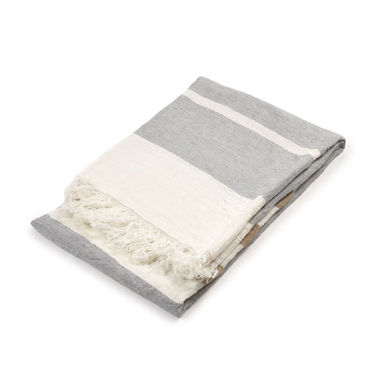Multicloth Ash Stripe 110x180