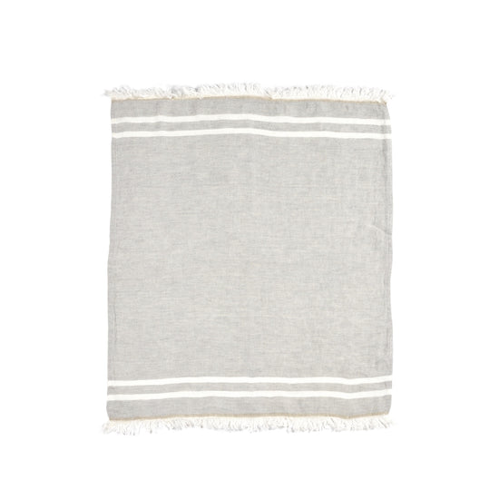 Multicloth Grau Streifen 110x180