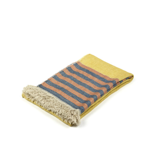 Multicloth Red Earth Stripe 110x180