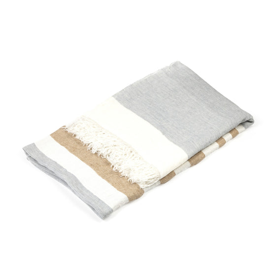 Multicloth Small Ash Stripe 55x65