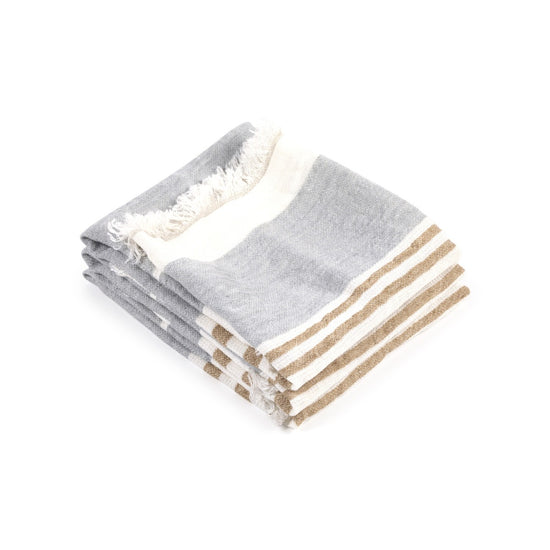 Multicloth Small Ash Stripe 55x65