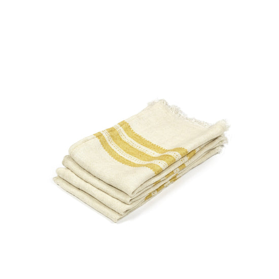 Multicloth Small Mustard Stripe 55x65 und 35x50