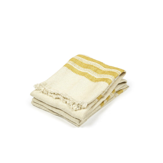 Multicloth Small Mustard Stripe 55x65 und 35x50